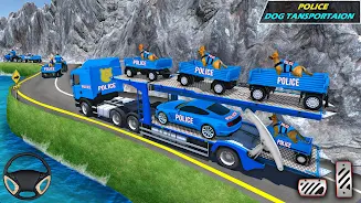 US Police Car Transport Games screenshot 3