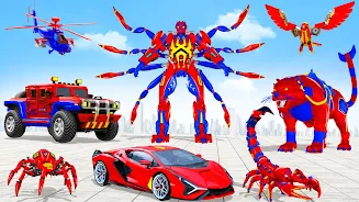 Spider Robot: Robot Car Games screenshot 5