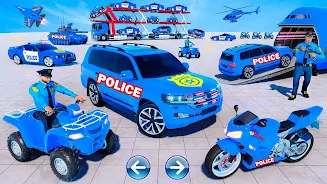 US Police Car Transport Games screenshot 5