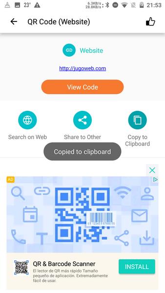 FREE QR Scanner screenshot 5