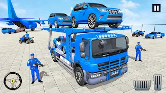 US Police Car Transport Games screenshot 8