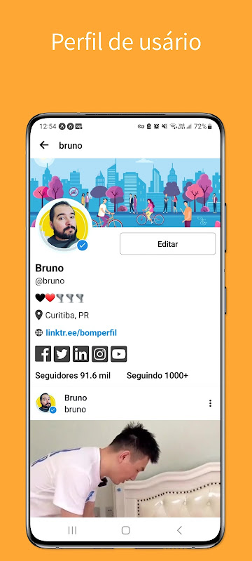 Brazilian social network BP screenshot 2