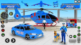 US Police Car Transport Games screenshot 1