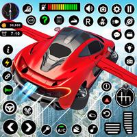 Flying Car- Police Robot Transformation & Driving APK