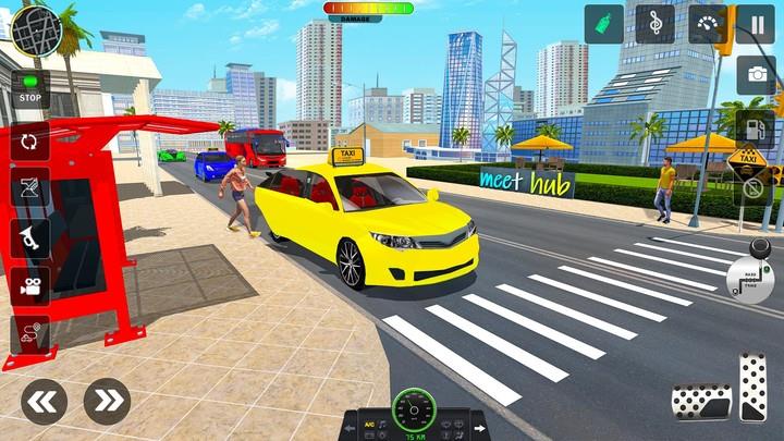 Taxi Cab Car driving school 3d screenshot 3