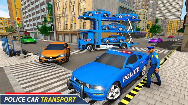 Police Prado Transport Truck screenshot 2