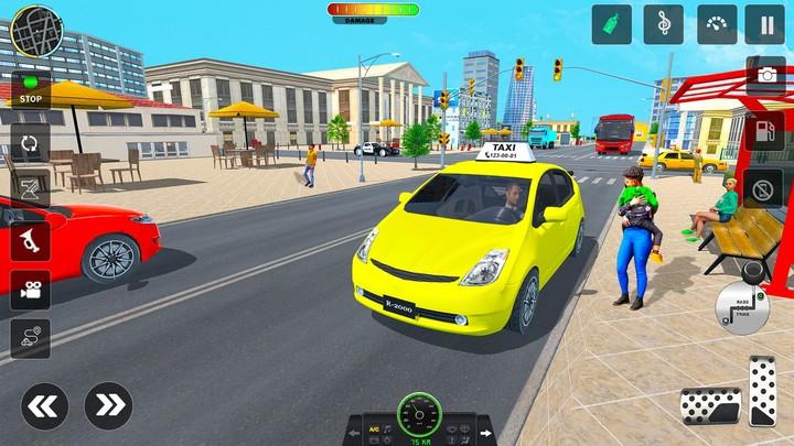 Taxi Cab Car driving school 3d screenshot 4