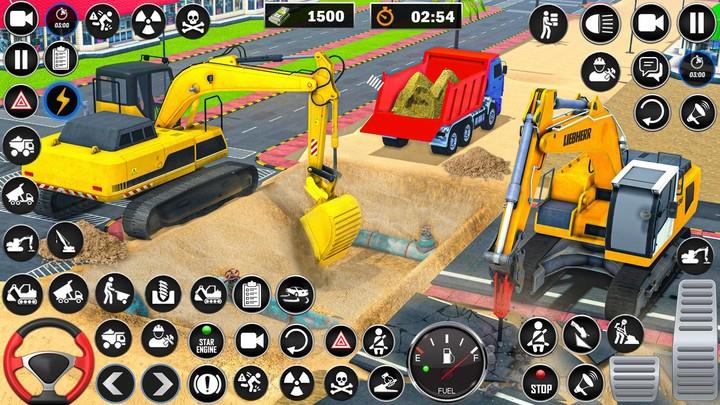 Heavy Drill Excavator Games screenshot 3