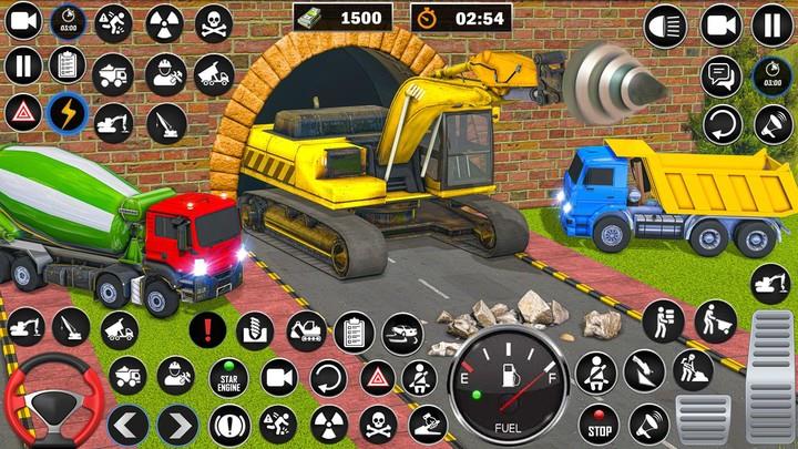 Heavy Drill Excavator Games screenshot 2