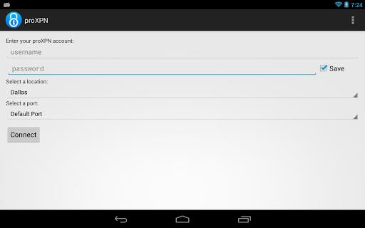 proXPN VPN screenshot 1