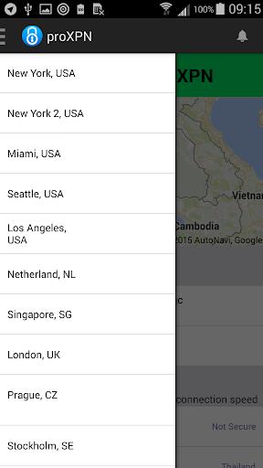 proXPN VPN screenshot 3