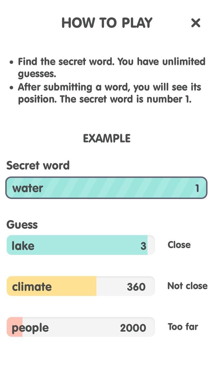 Contexto: Popular Words Game screenshot 5