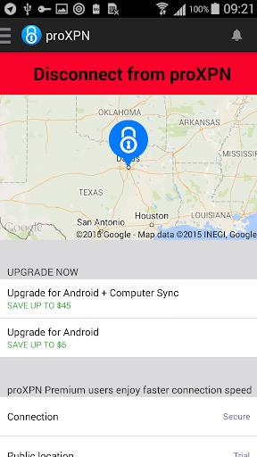 proXPN VPN screenshot 2