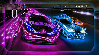 Neon Cars Wallpaper HD: Themes screenshot 2