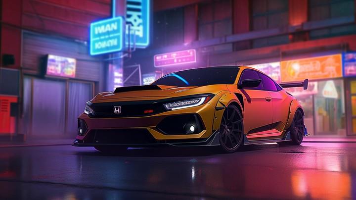 Honda Civic : Car Racing Games screenshot 2