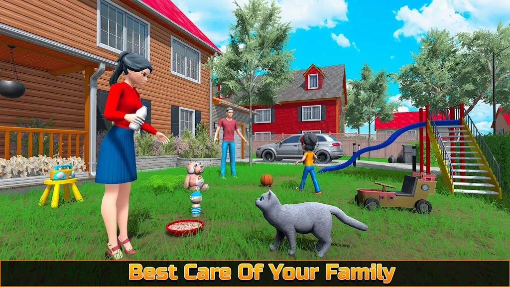 Virtual Mom Family Life Sim 3D screenshot 2