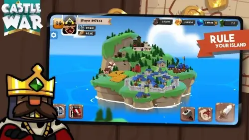 Castle War: Idle Island screenshot 2