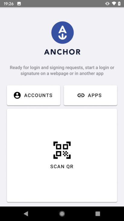 Anchor Wallet screenshot 1