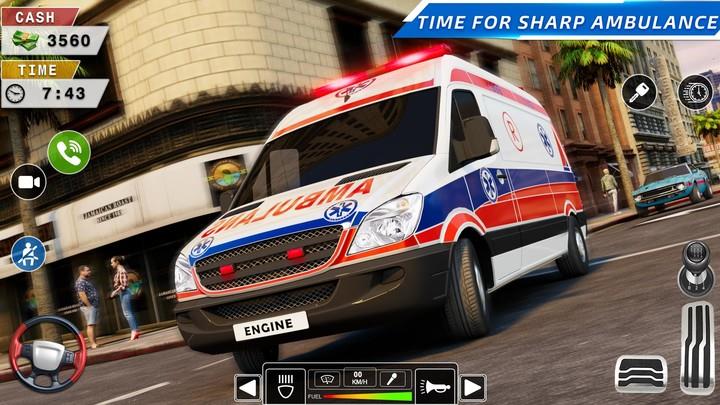 Rescue Ambulance American 3D screenshot 5