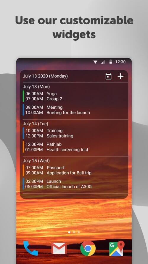 Simple Calendar Pro screenshot 2