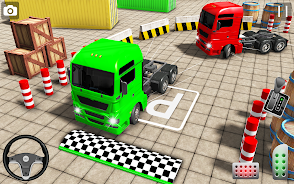 Real Euro Truck Parking Games screenshot 2