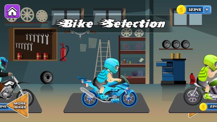 Kids Bike Hill Racing Game screenshot 2