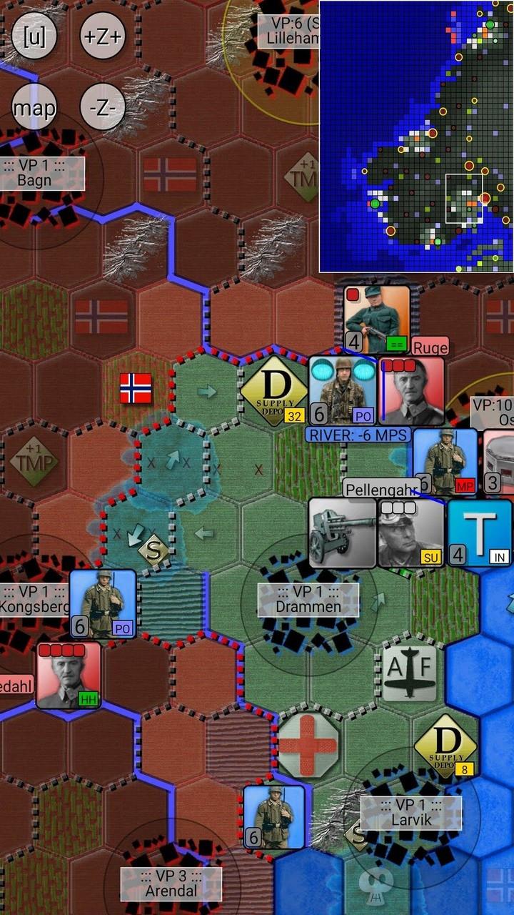 Invasion of Norway (turnlimit) screenshot 4