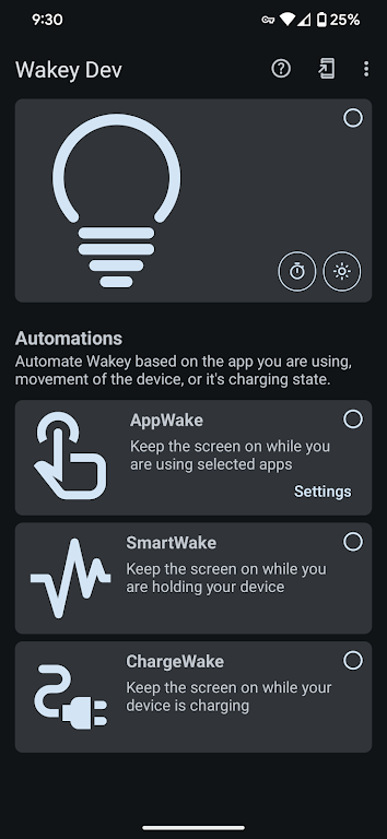 Wakey: Keep Screen On screenshot 3