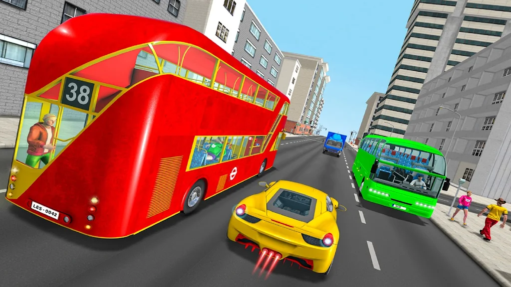 Coach Bus Driving : Bus Games screenshot 4