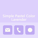 Simple Pastel Color (Lavender) APK