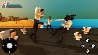 Toilet Fighting - Toilet Games screenshot 2