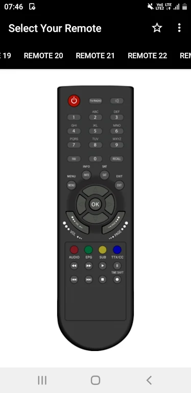 DD FreeDish Remote Control screenshot 4