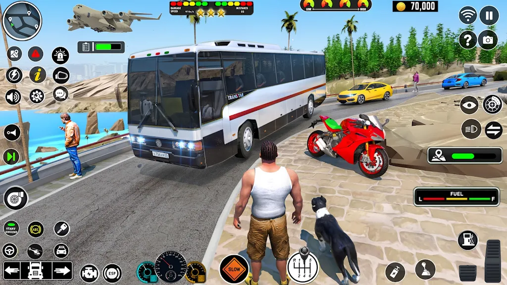 Coach Bus Driving : Bus Games screenshot 1