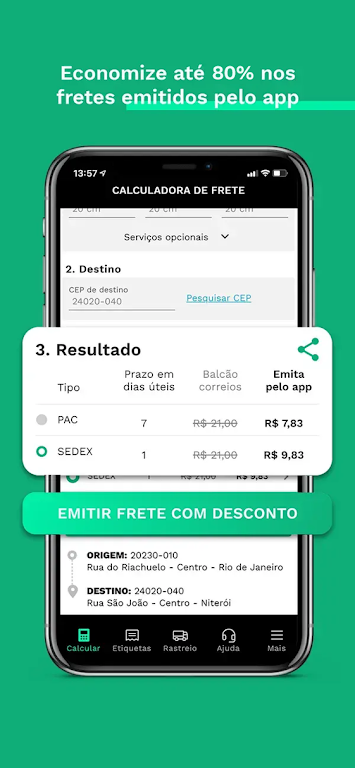 SuperFrete: Calcular Correios screenshot 3