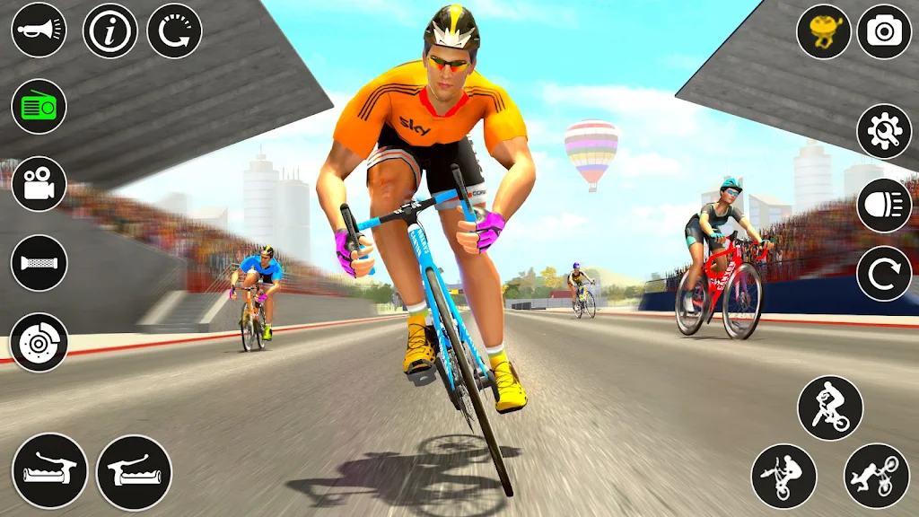 BMX Cycle Race 3d Cycle Games screenshot 2