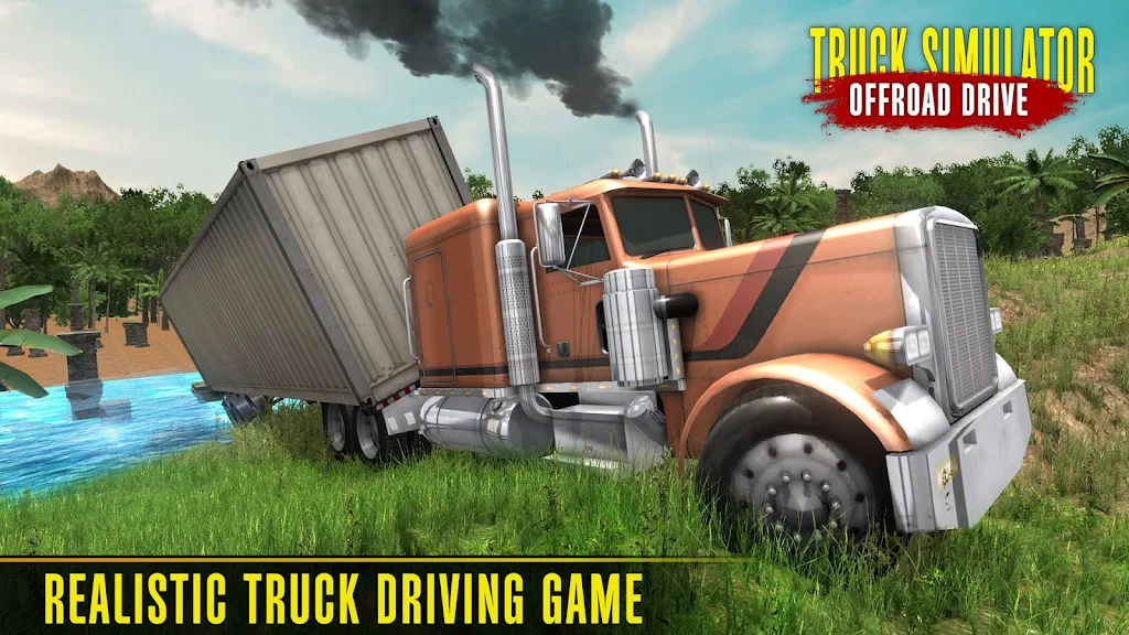 Truck Driver Offroad Sim screenshot 2