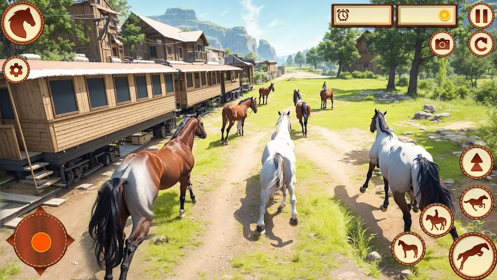 Wild Horse Family Riding Game screenshot 3