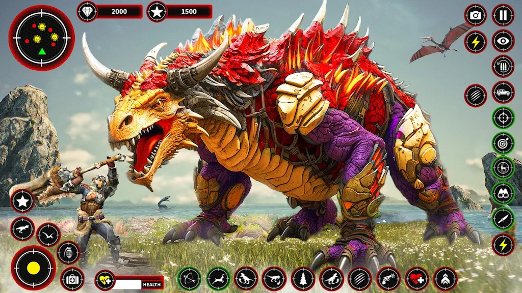 Wild Dino Shooting Hunter Game screenshot 1