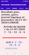 Pmu-pmub: gain pronostic journ screenshot 2