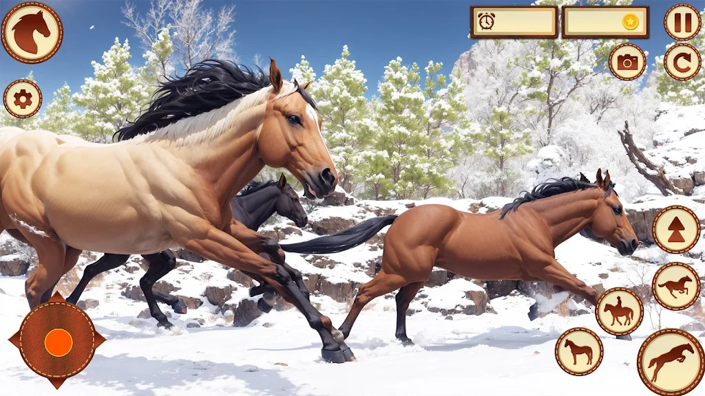 Wild Horse Family Riding Game screenshot 4