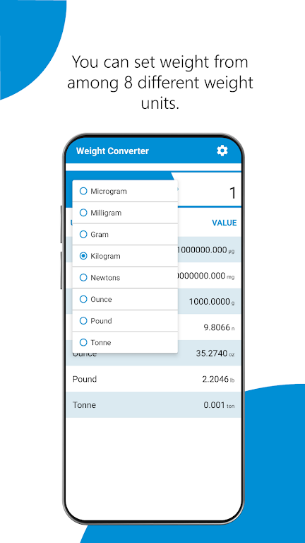 Weight Converter - kg to lbs screenshot 3