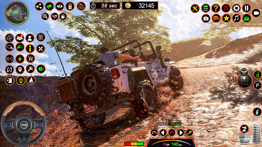 4x4 Jeep Driving Offroad Games screenshot 4