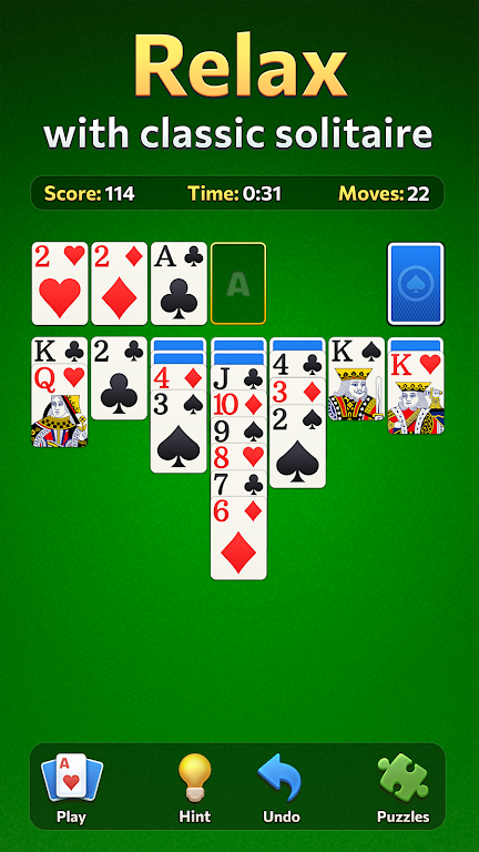 Solitaire Daily Break & Puzzle screenshot 2