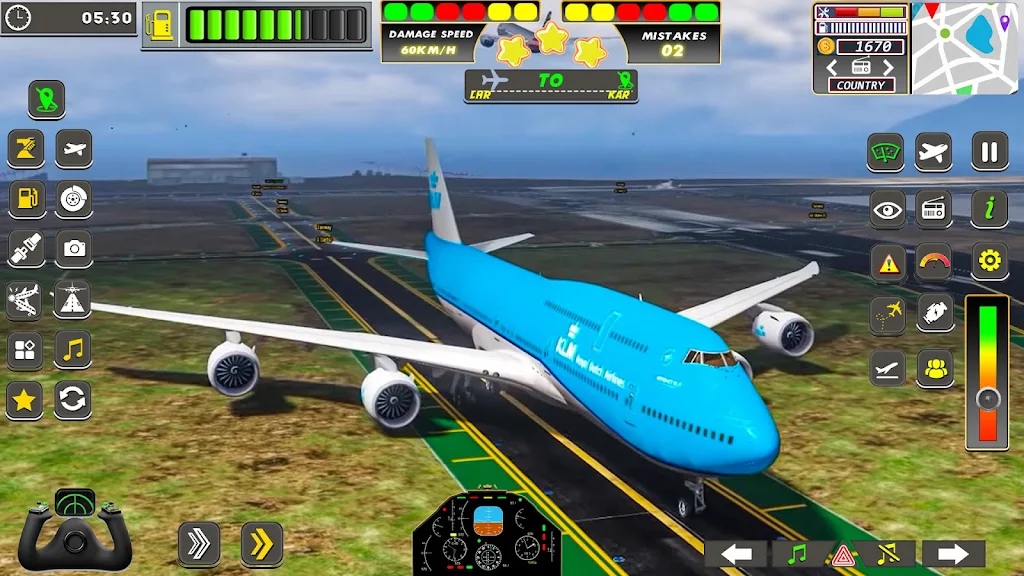 Real Flight Sim Airplane Games screenshot 2