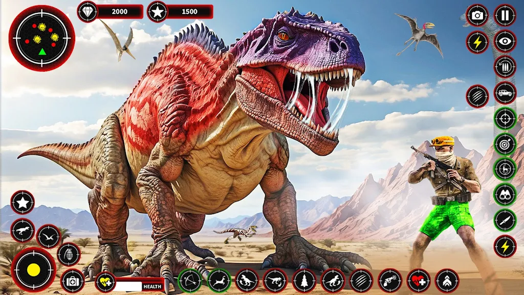 Wild Dino Shooting Hunter Game screenshot 2