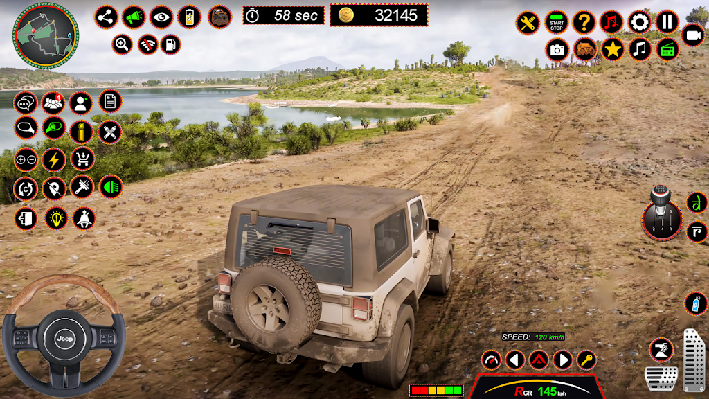 4x4 Jeep Driving Offroad Games screenshot 3