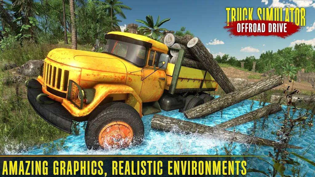 Truck Driver Offroad Sim screenshot 1