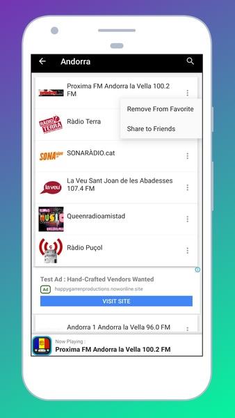 Radio Andorra: All FM AM Online + Music Stations screenshot 4