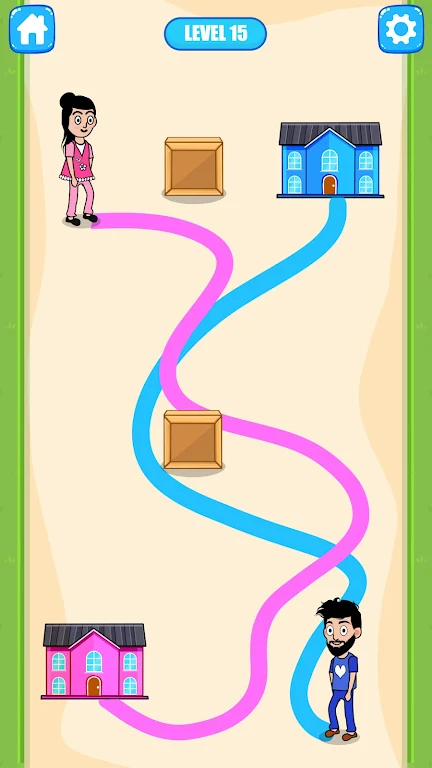 Draw To Home - Draw The Line screenshot 1