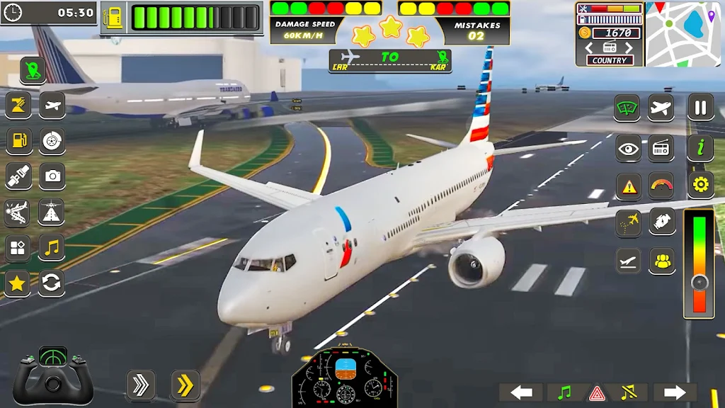 Real Flight Sim Airplane Games screenshot 1